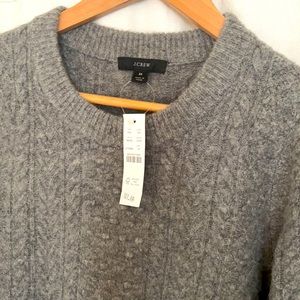 Grey J.Crew winter sweater